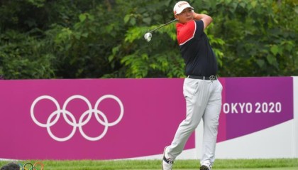 kaiyun app-男子高尔夫首轮战罢 小将袁也淳微笑享受奥运首秀